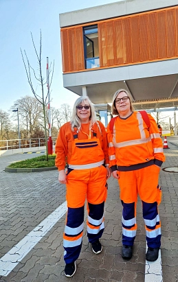 Frau Krasniqi und Frau Lachmann